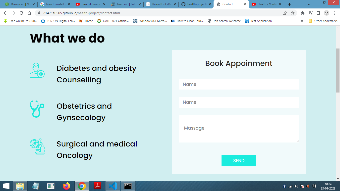 GitHub - 21471A0505/health-project: Health Care