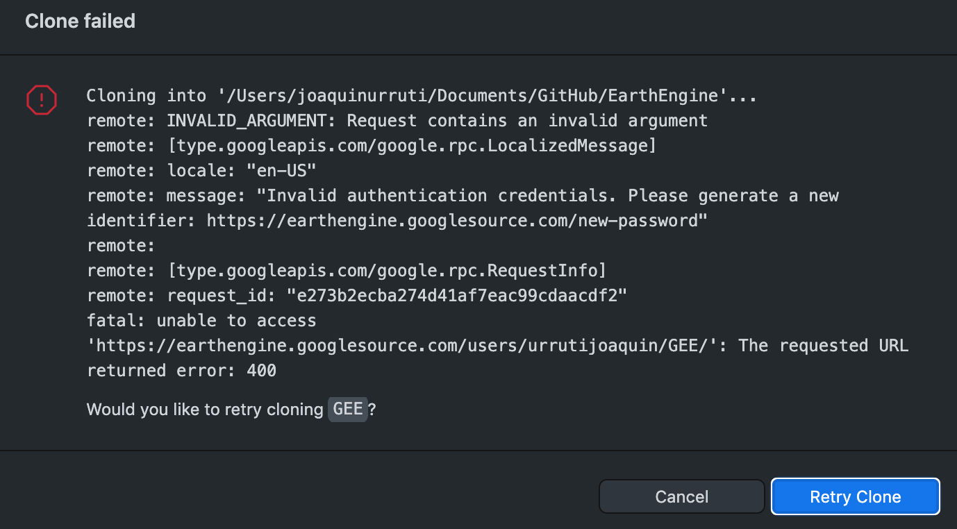 Clone GEE Repository in Github · gee-community geemap · Discussion ...
