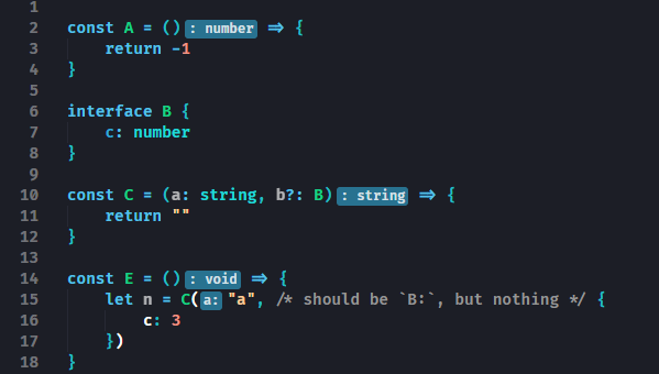 No hints for object literals in Typescript Hints · Issue #142072 ...