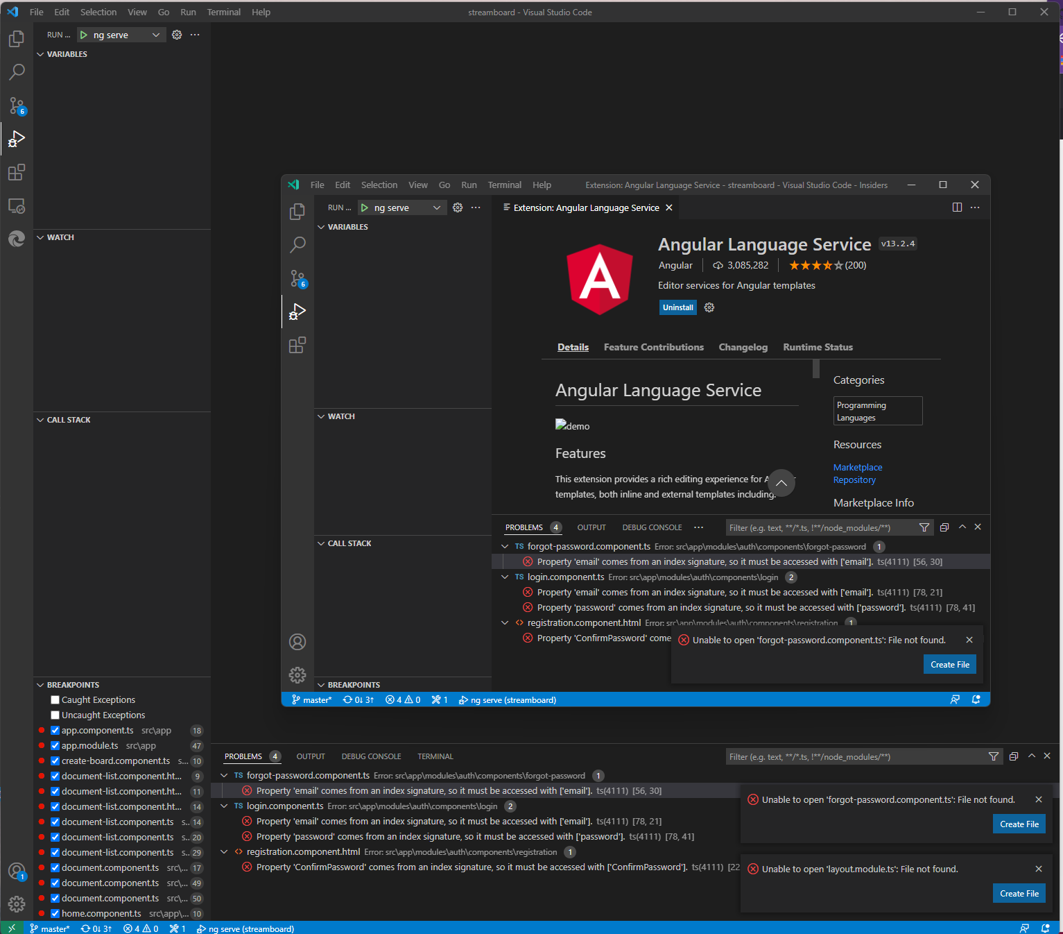 Unable to Open 'xxxxxxx': File not Found · Issue #144007 · microsoft ...
