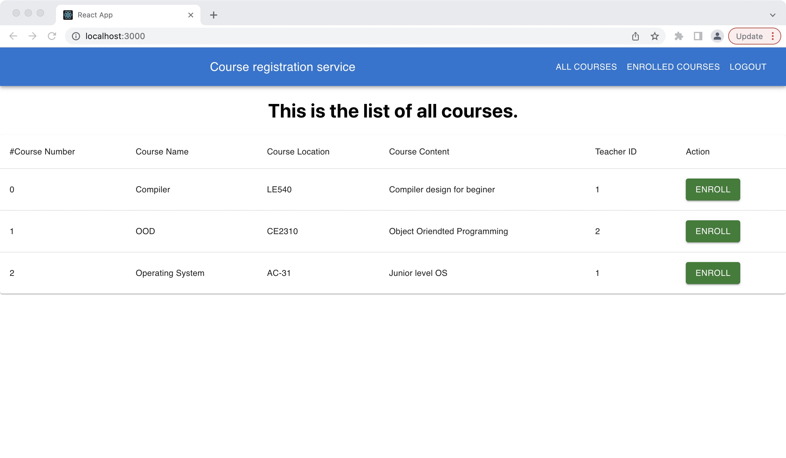 GitHub - wenyuanli0326/Course-Registration-Frontend: A course ...