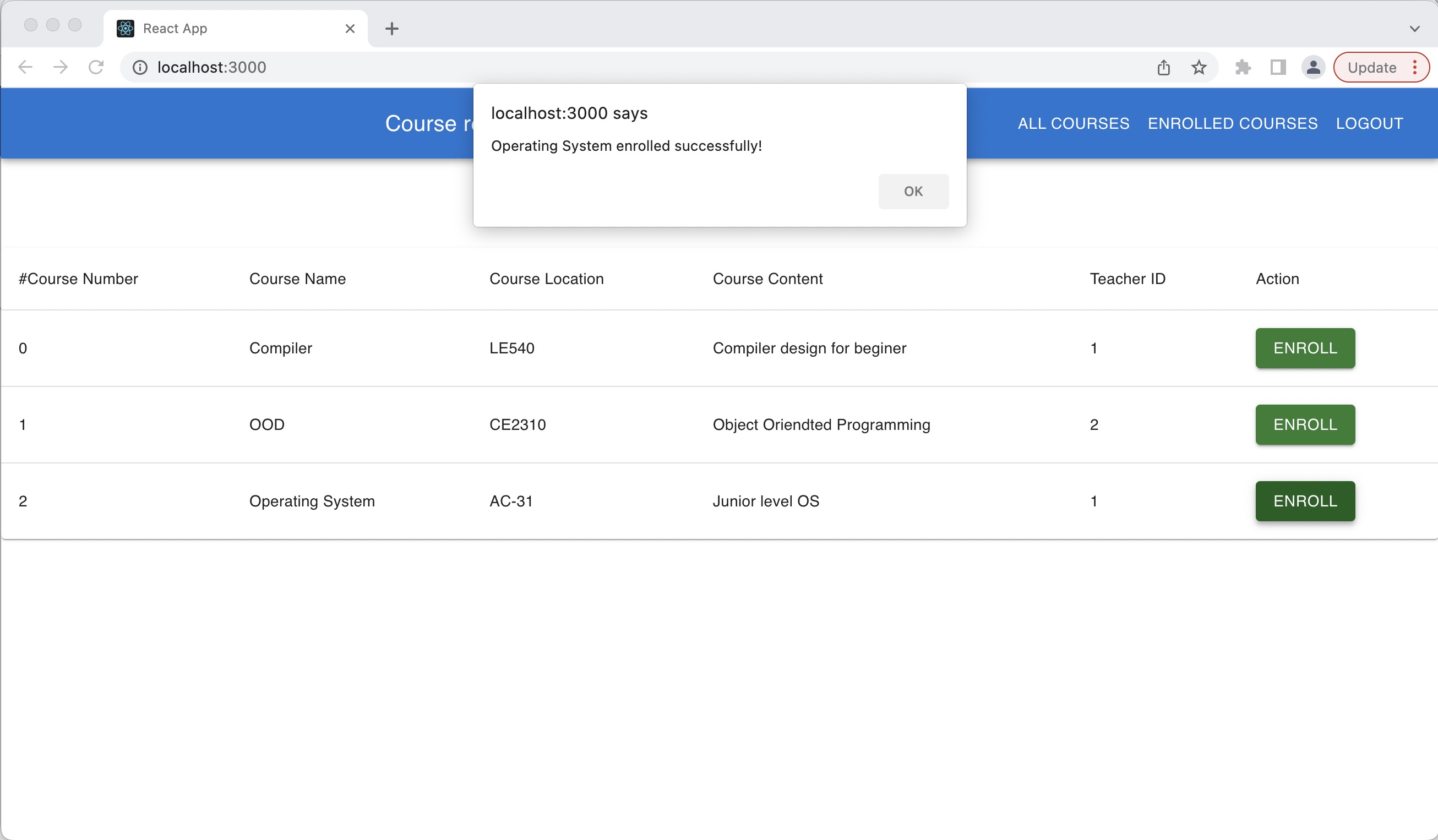 GitHub - wenyuanli0326/Course-Registration-Frontend: A course ...
