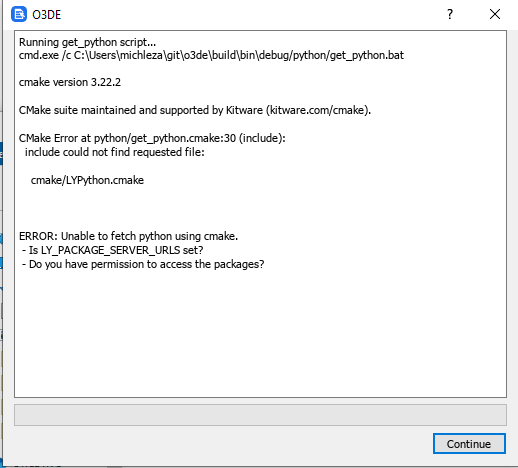 Can't Open Editor: Failed to Start Python · Issue #7433 · o3de/o3de ...