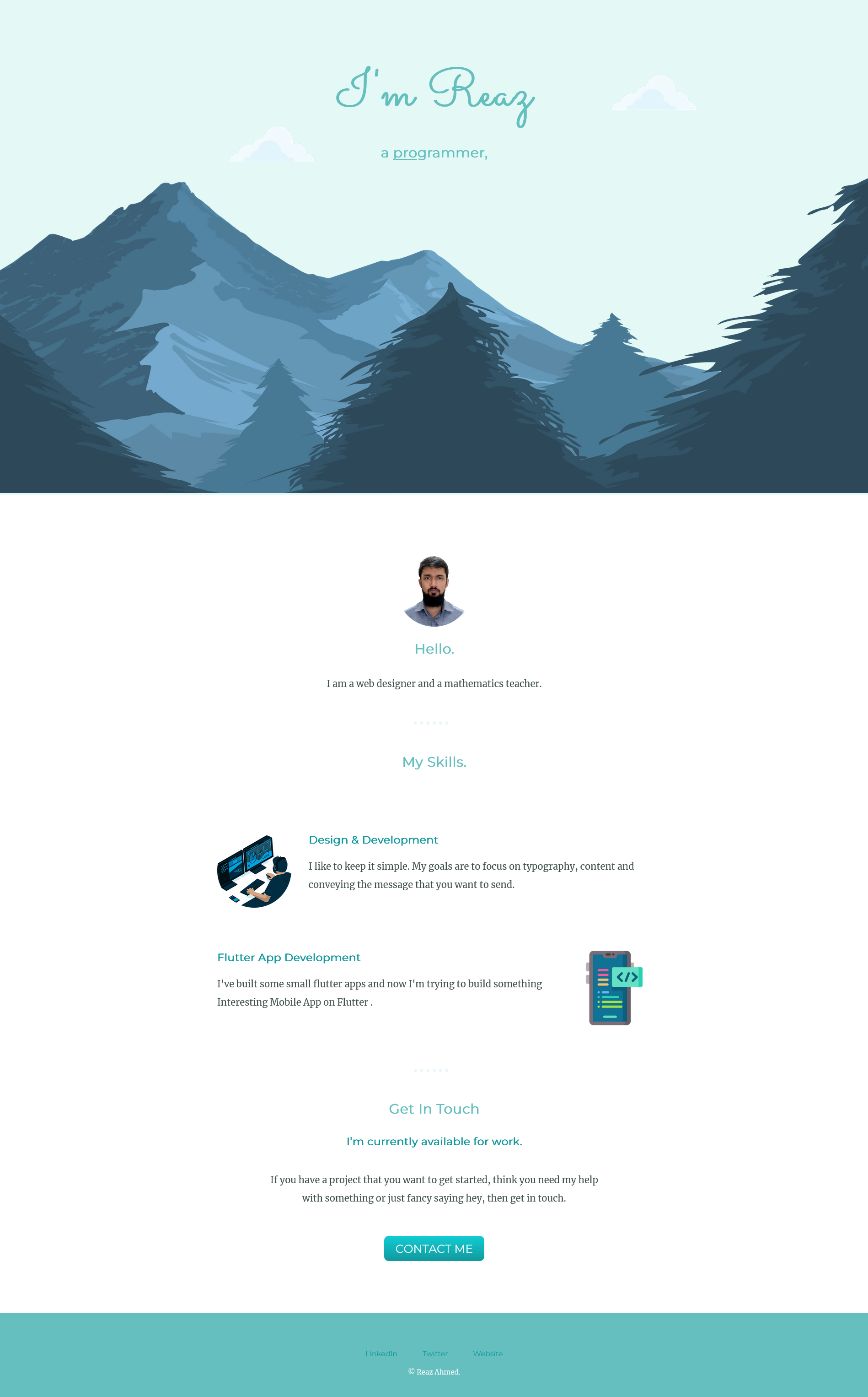 GitHub - reaz2/portfolio: My portfolio