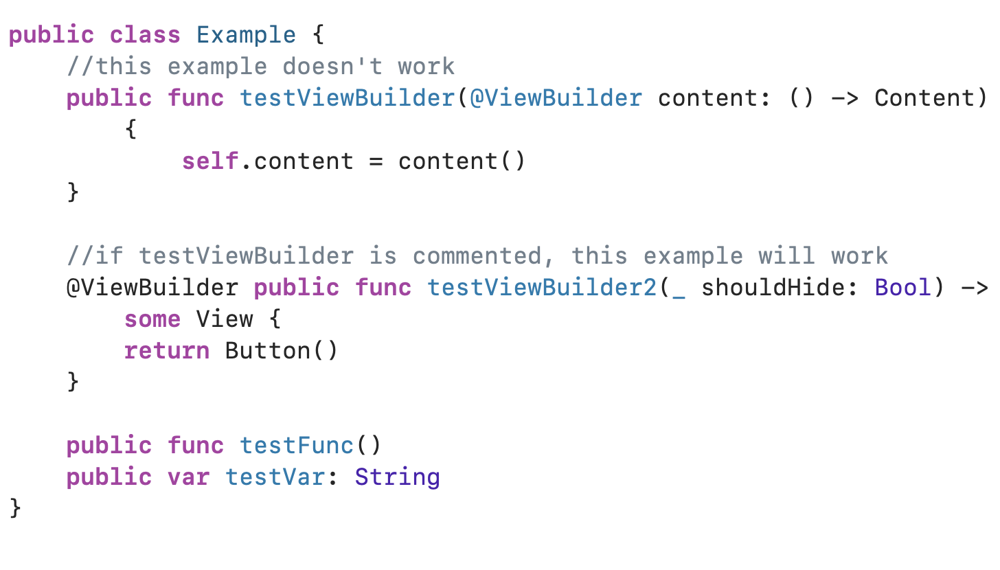 Function signature parameters with attributes cannot be parsed · Issue ...