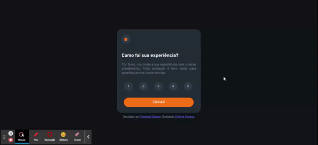 Frontend Mentor _ Componente de classificação interativo