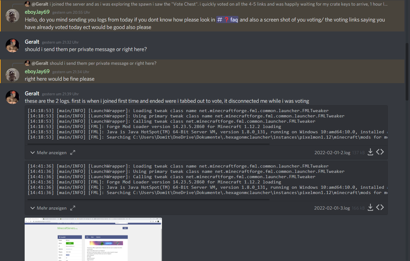 Bug that wont give you Vote Crate Keys after Voting. · Issue #1118 ...