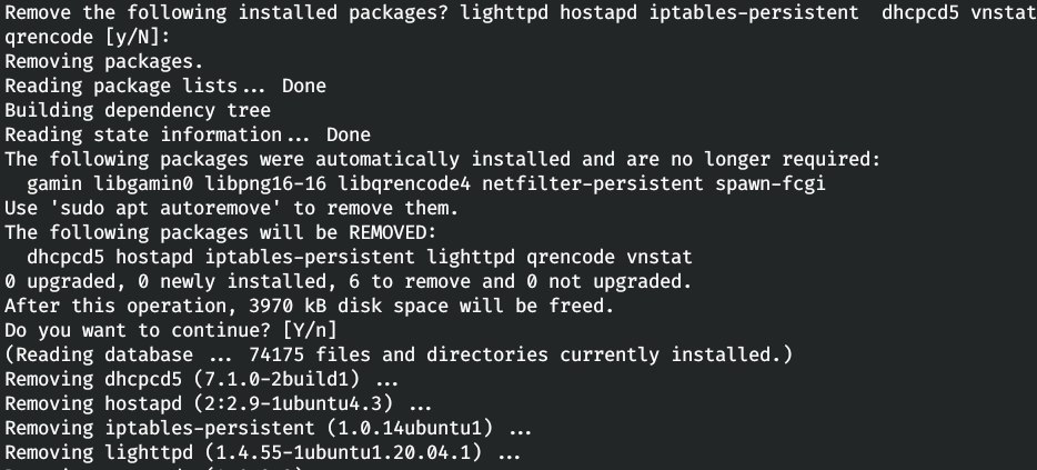 Default answer in uninstall script not respected · Issue #1159 · RaspAP ...