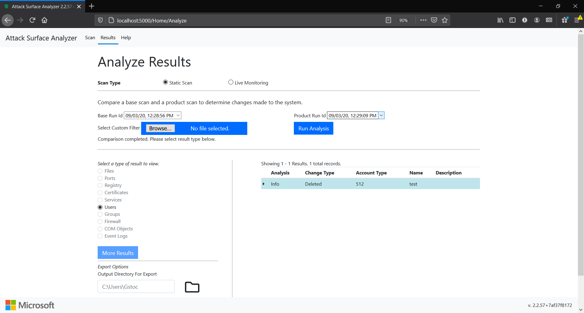 test · Issue #539 · microsoft/AttackSurfaceAnalyzer · GitHub