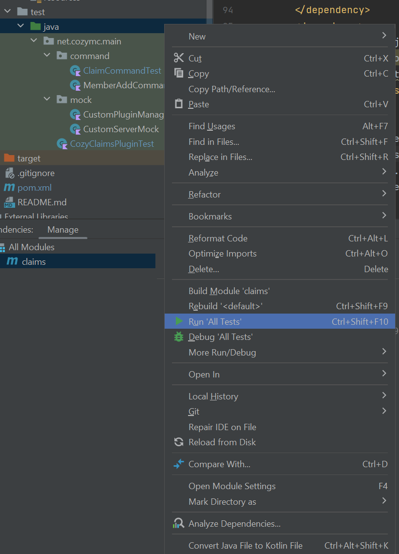TestEngine with ID 'junitvintage' failed to discover tests