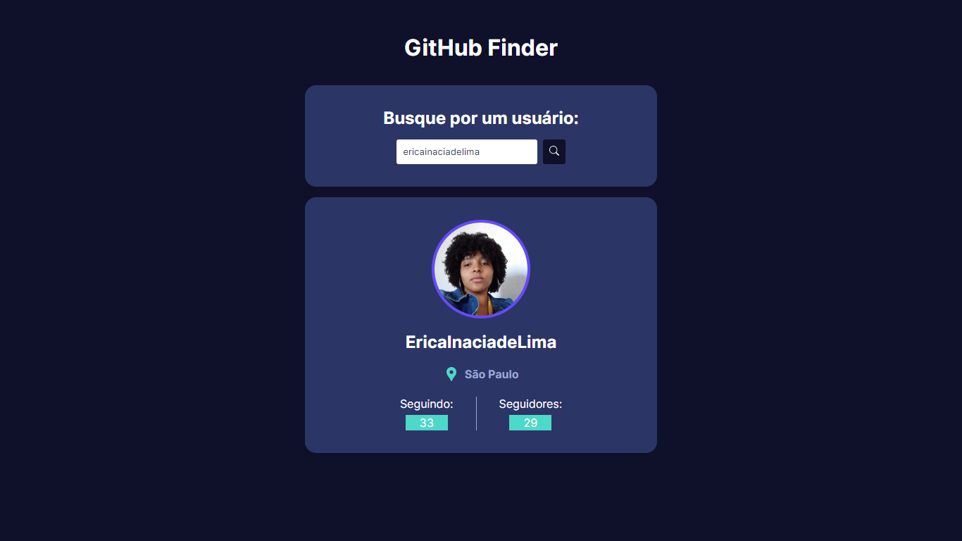GitHub - EricaInaciadeLima/GitHub_Finder