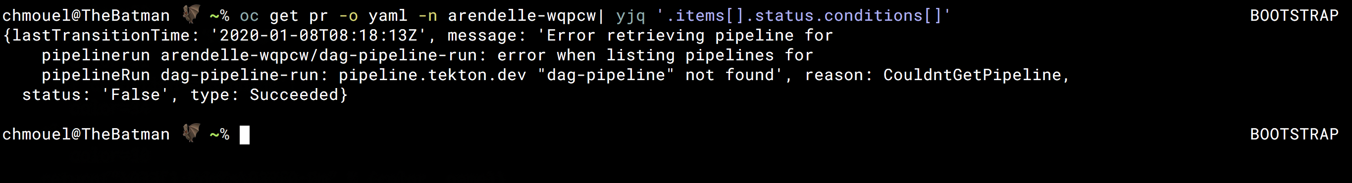 Raciness in TestDAGPipelineRun · Issue #1820 · tektoncd/pipeline · GitHub
