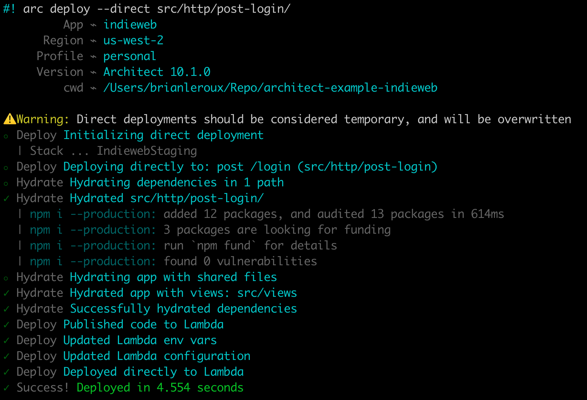direct deploy no longer functioning · Issue #1350 · architect/architect ...