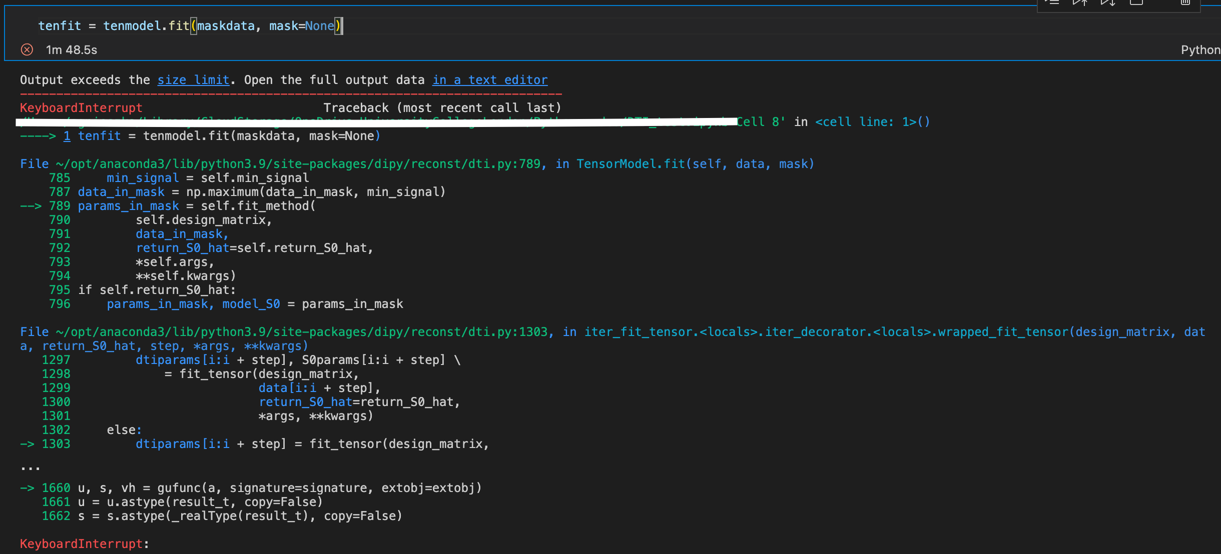 dti TensorModel fitting issue · Issue #2616 · dipy/dipy · GitHub