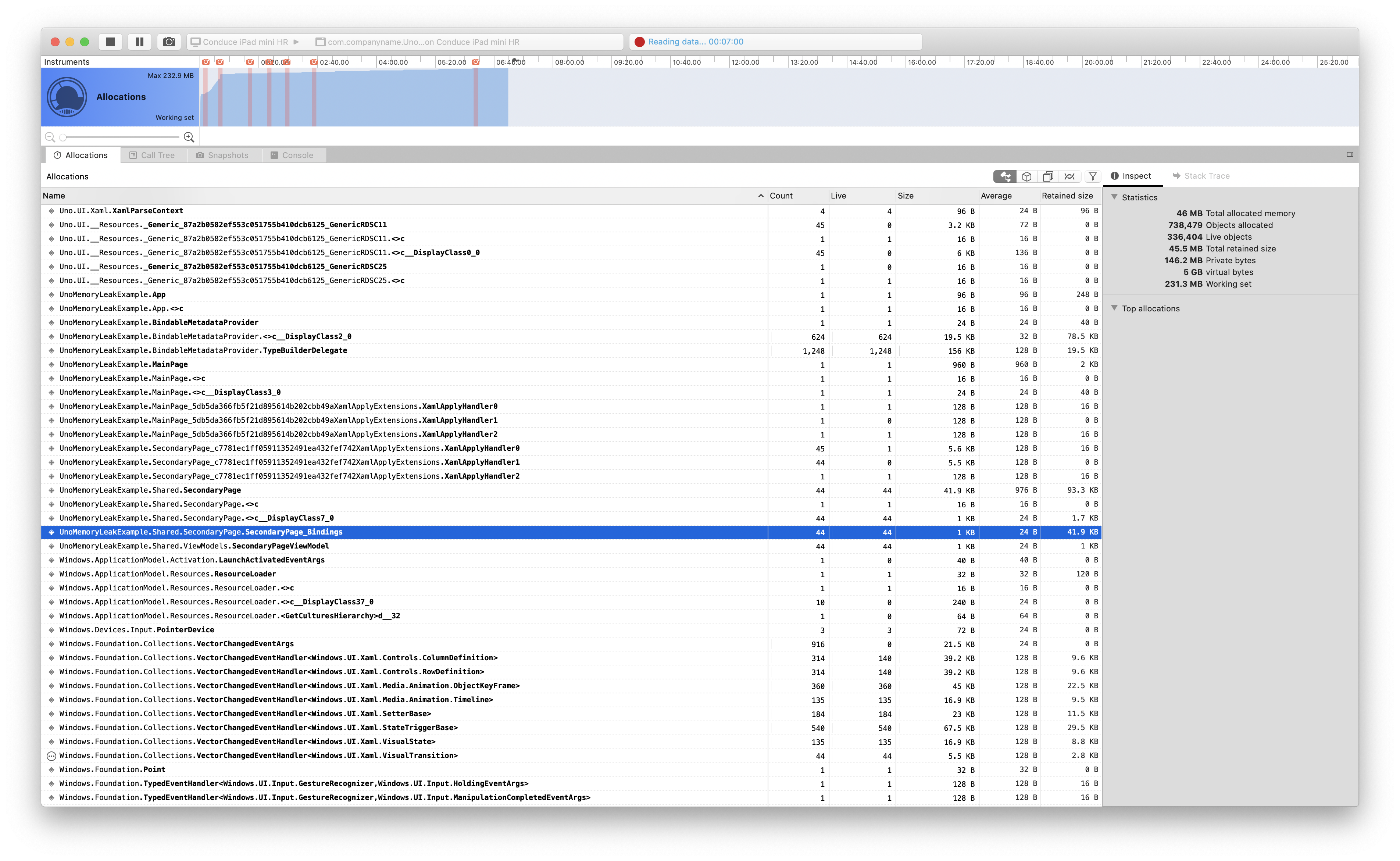 Memory leak in iOS when using x:Bind from View to View Model · Issue ...