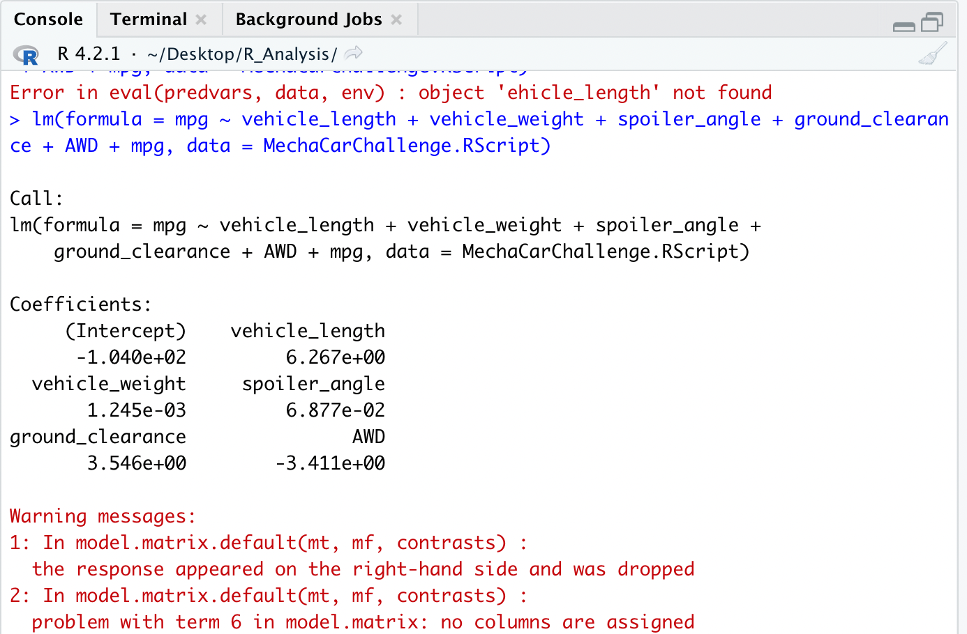 GitHub - ctaggart2015/MechaCar_Statistical_Analysis