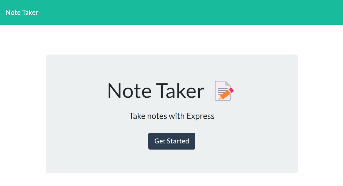 GitHub Konopie/notetaker A site that uses an Express.js backend