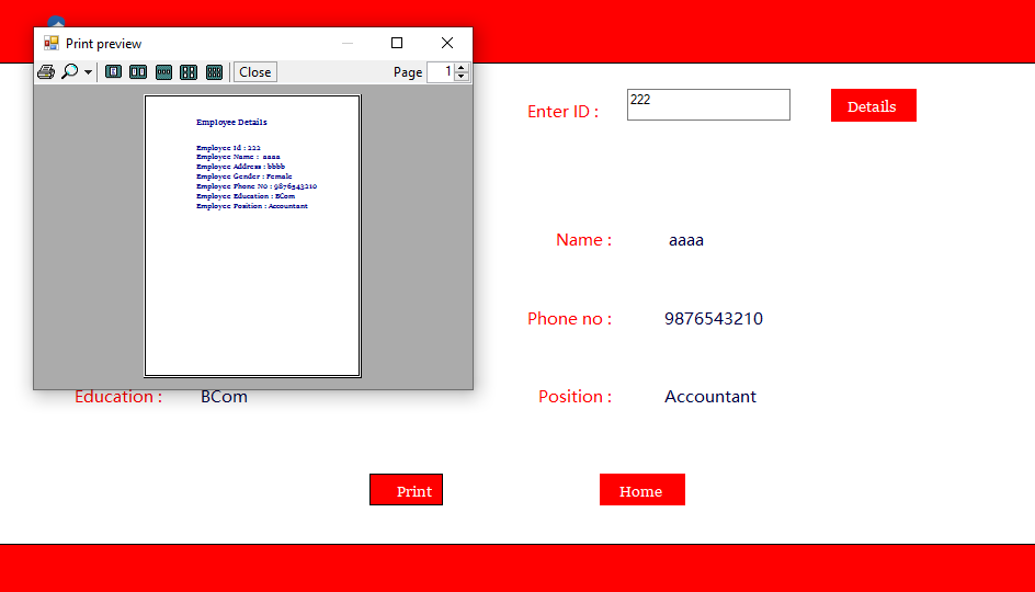 Application Use Employees GitHub - Divyagaikwadd/Desktop-Application: I have created a Employee ...