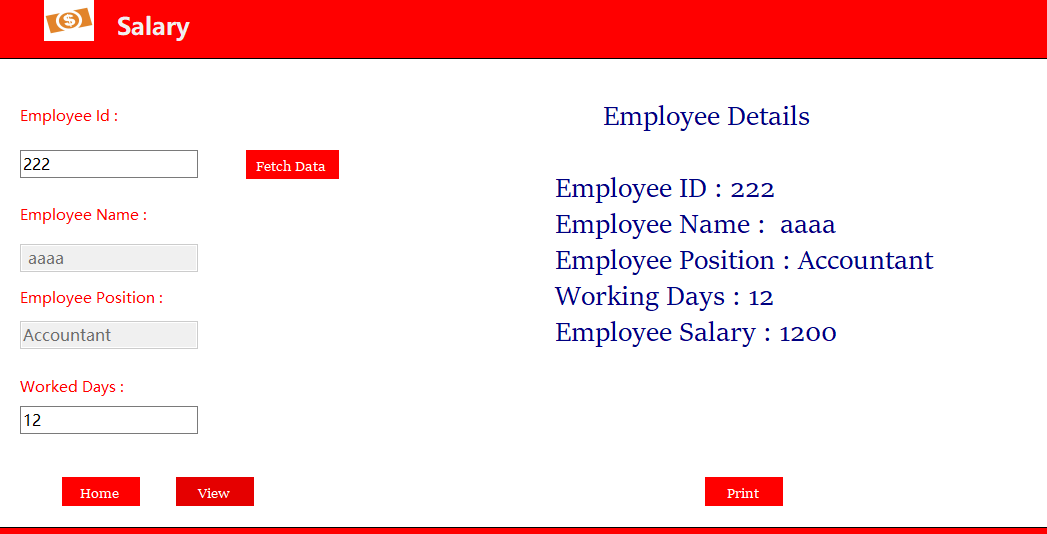 Application Use Employees GitHub - Divyagaikwadd/Desktop-Application: I have created a Employee ...