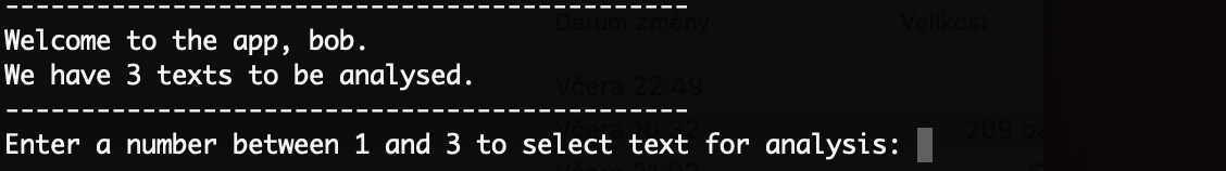 GitHub - milanhorak/Text_Analyzer: The 1st ENGETO PYTHON Academy project