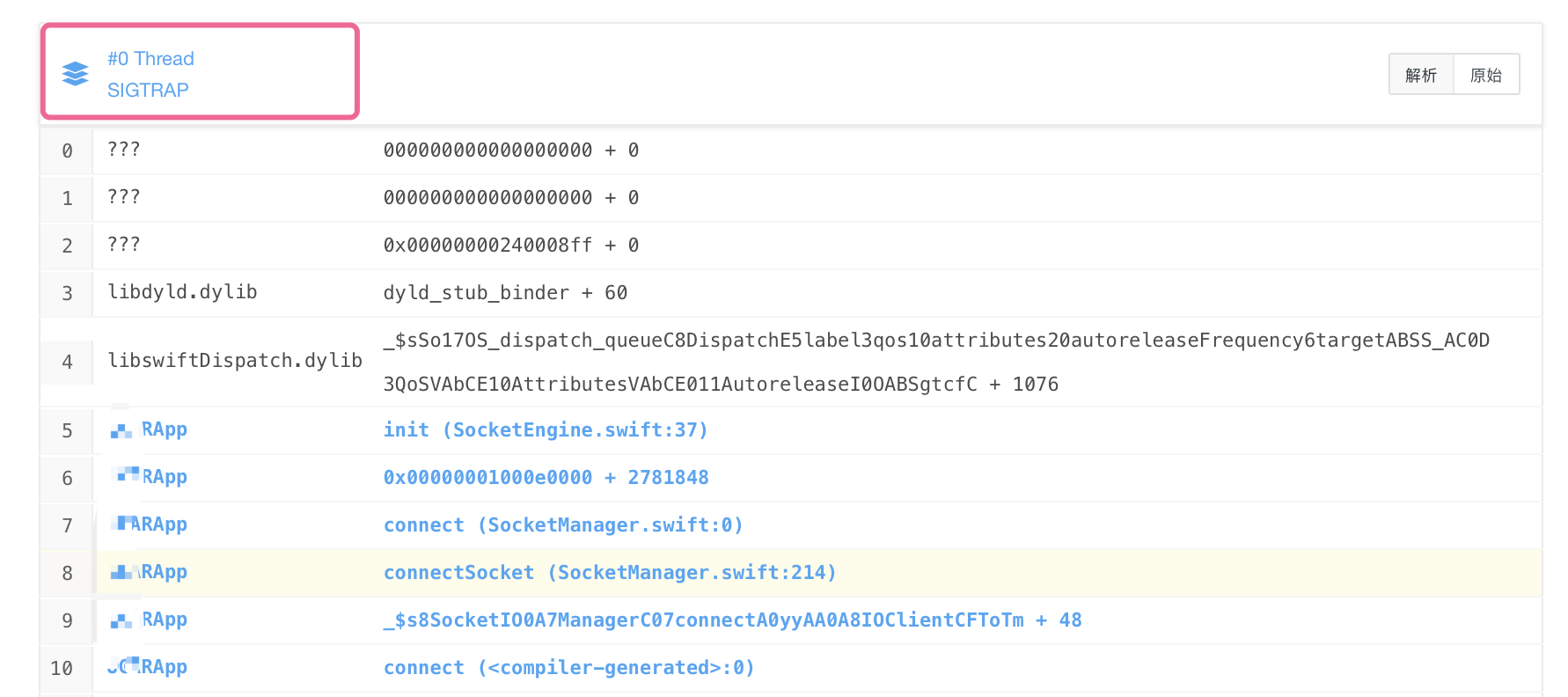 crash ：App init (SocketEngine.swift:) · Issue #1239 · socketio/socket ...