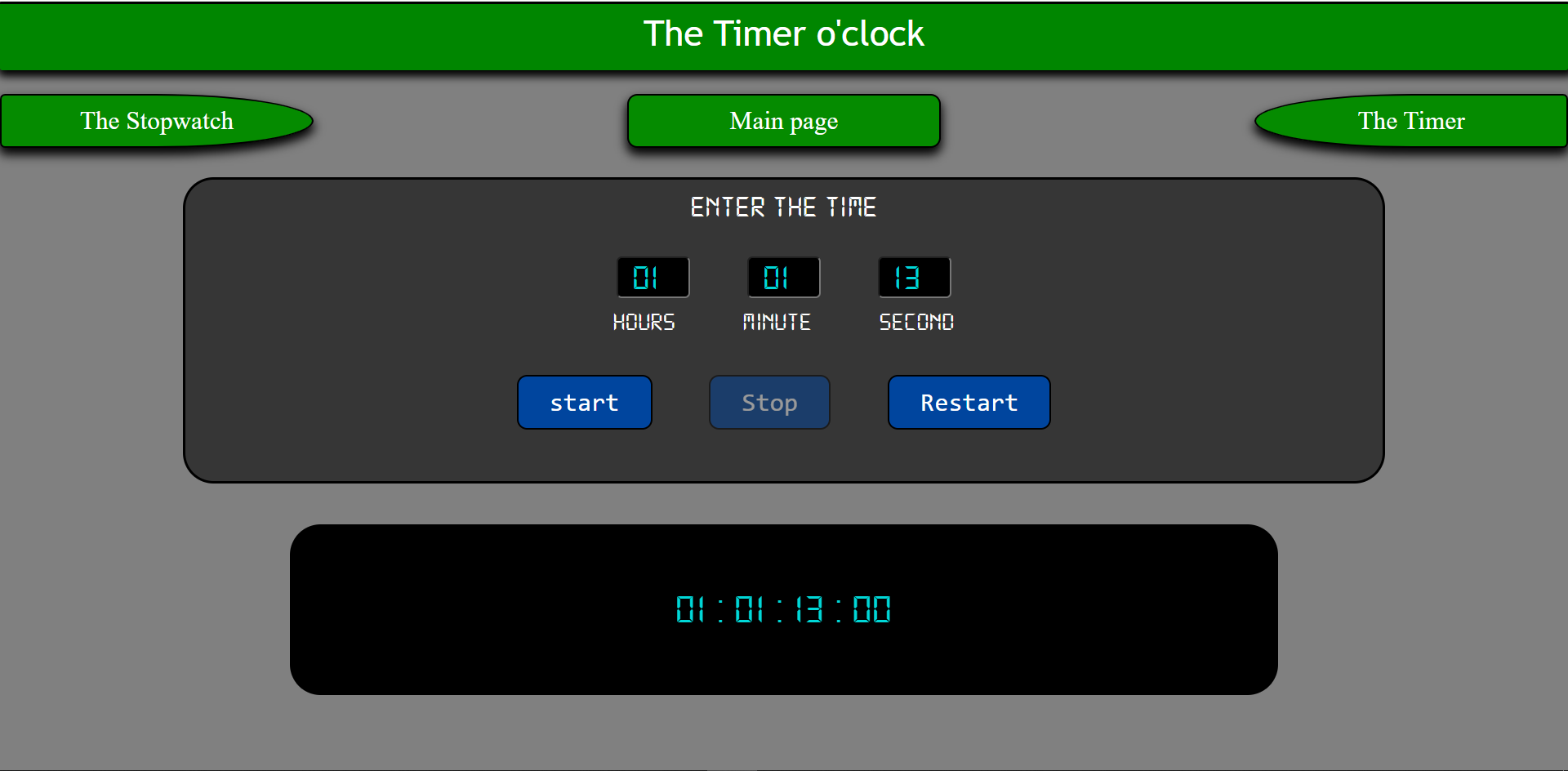 GitHub AbdullahSalhab/TheTimerandStopwatchoclock Timer and