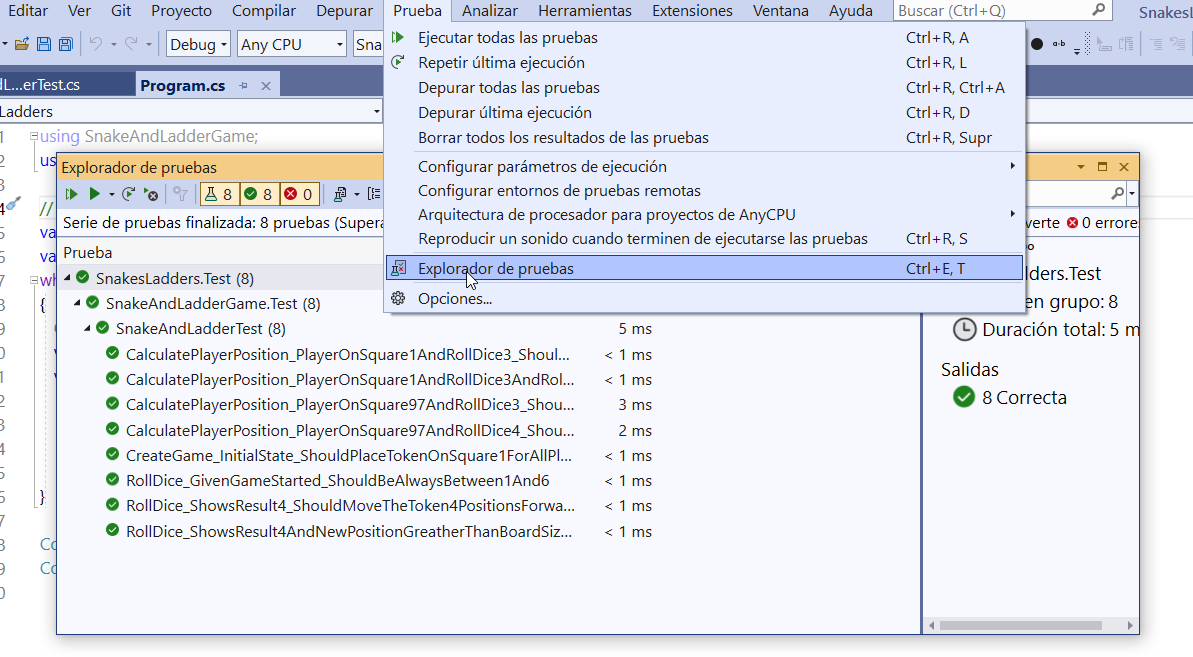 GitHub santimarquest/SnakesLadders kata juego snakes and ladders C
