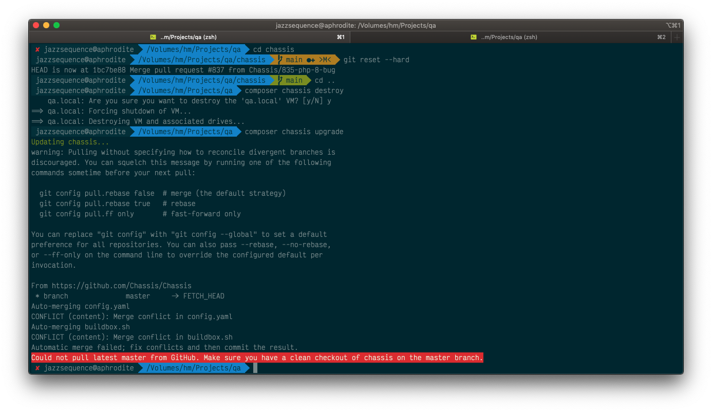 BUG: Altis v5 QA - composer chassis upgrade generates error · Issue ...