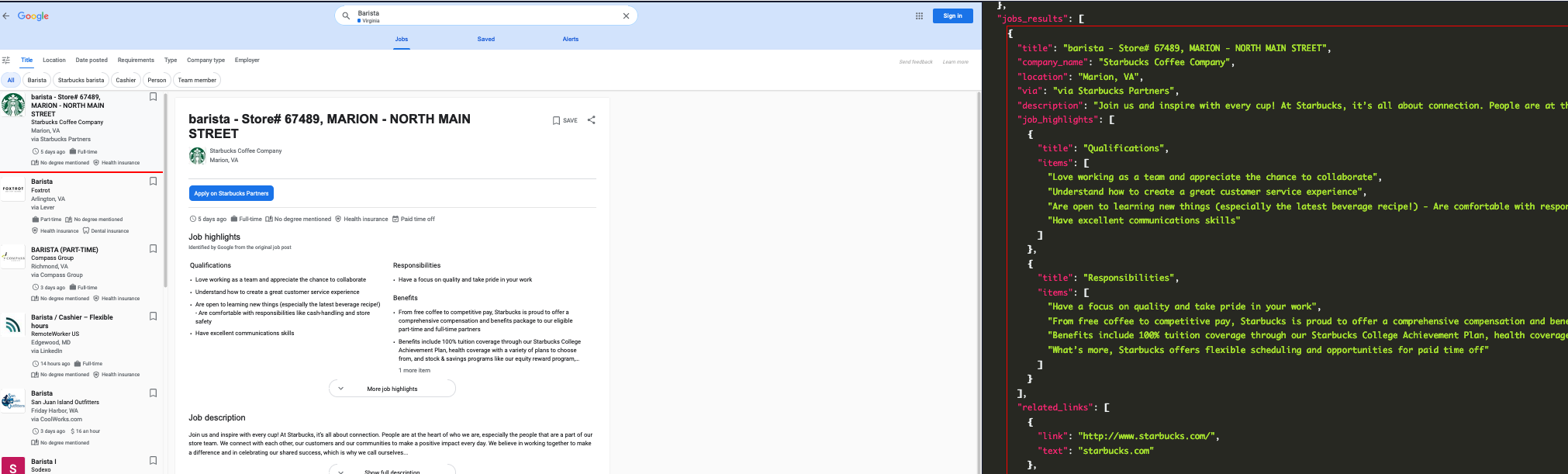 [Google Jobs API] Miss Job Highlight section · Issue 641 · serpapi
