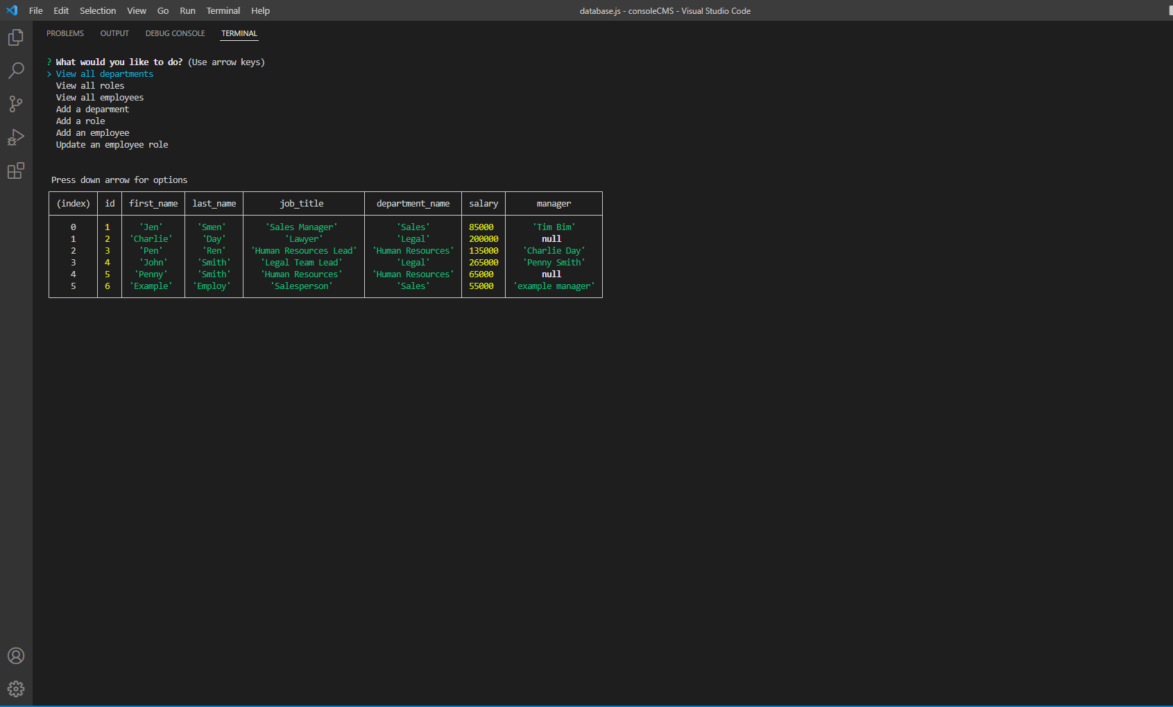GitHub - Azariill/consoleCMS: MVP version of a CMS software made in ...