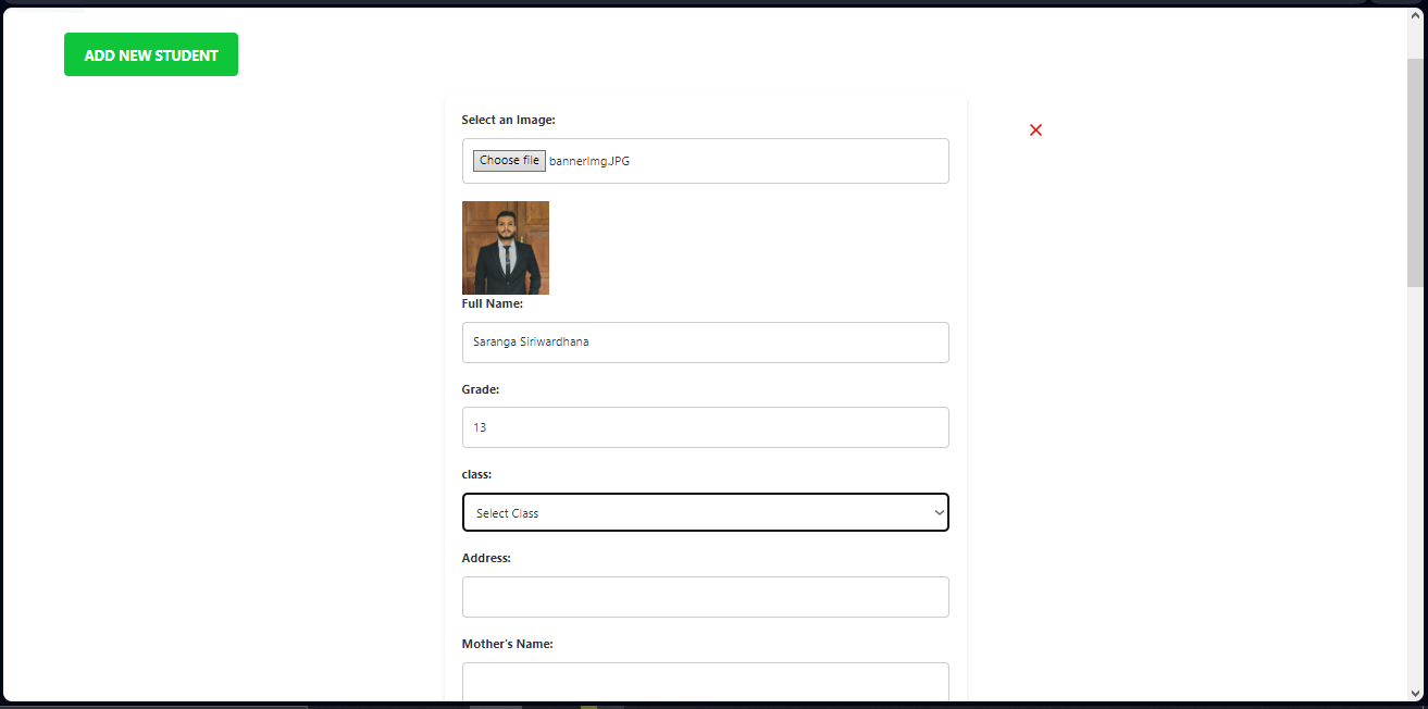 GitHub - SarangaSiriwardhana9/Student-Management-System-Using-MERN ...