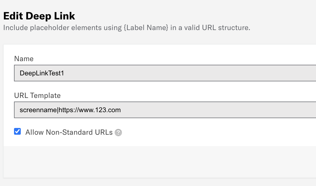 Unable to trigger deeplink in iOS with string type value · Issue 402