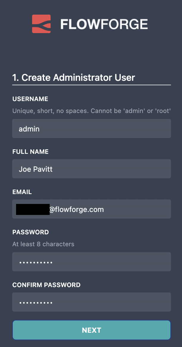 Setup Allows 'root' and 'admin' · Issue #505 · FlowFuse/flowfuse · GitHub