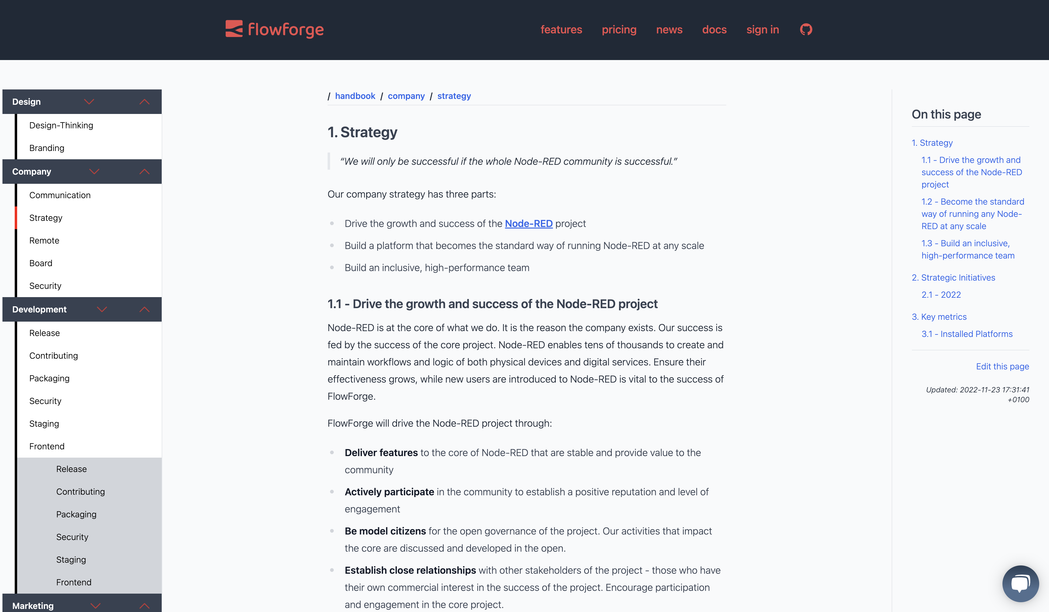 Clearer overall Handbook navigation · Issue #193 · FlowFuse/website ...