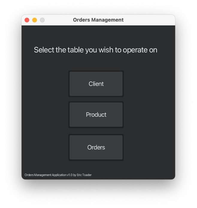 GitHub - erictoader/Orders-Database-Management: Java desktop ...