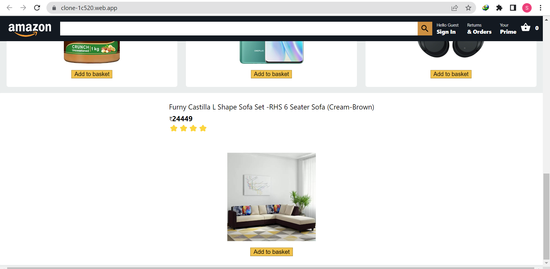 GitHub - sairaghava143/Amazon-Clone