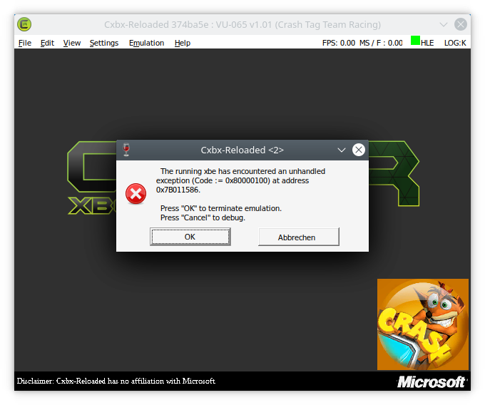 [Linux/Wine] Build 374ba5e is again broken on Wine (staging) · Issue