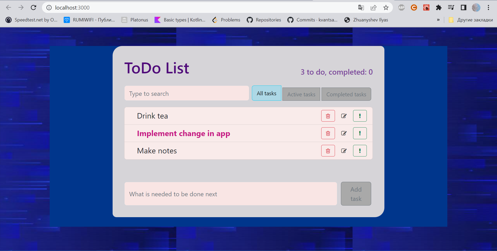 GitHub - DCSSE/to-do-app1: To-do list