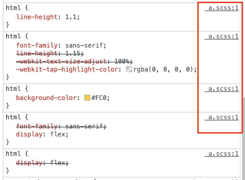 Sourcemaps showing incorrect source files · Issue #260 · postcss ...