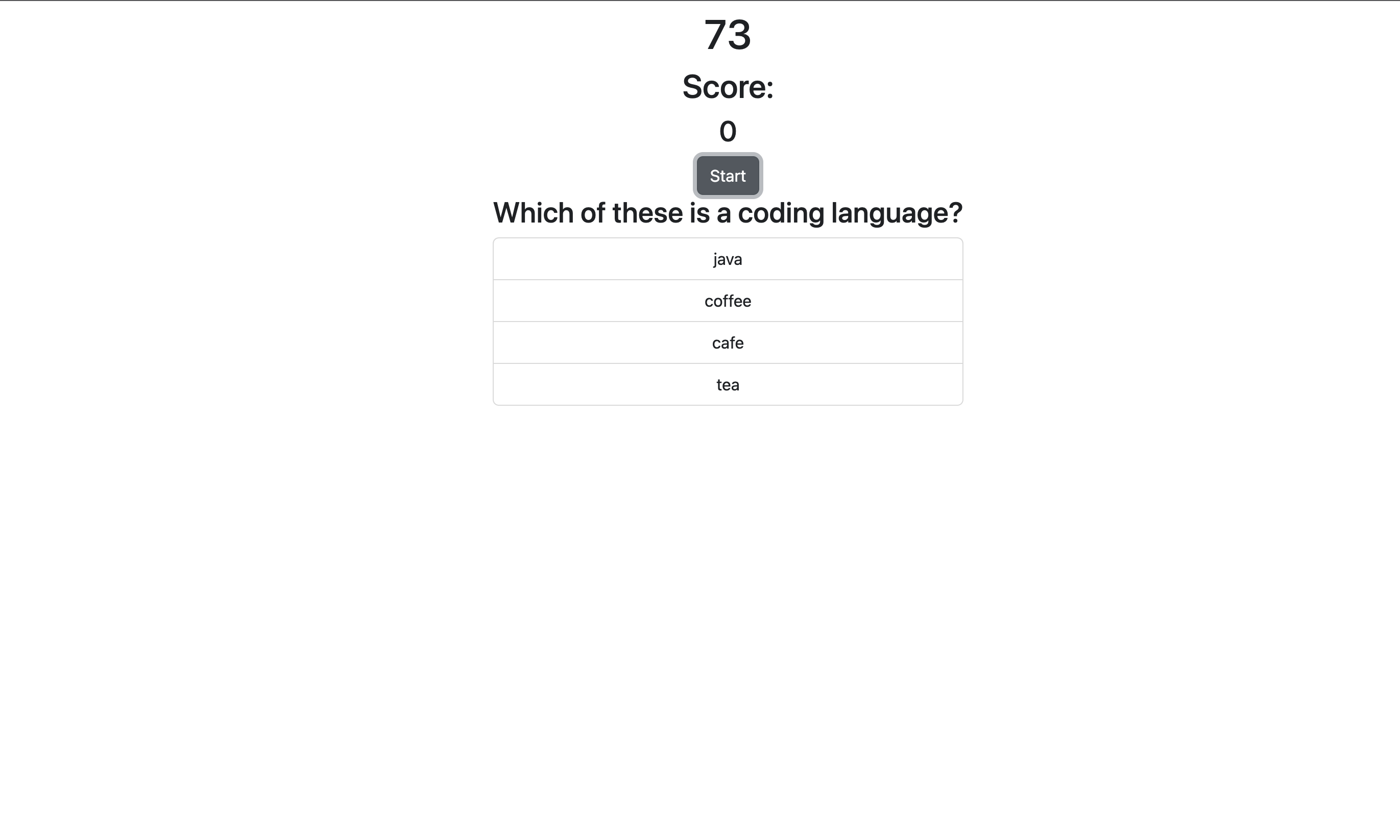 GitHub - ethancahill/front-end-Javascript-quiz
