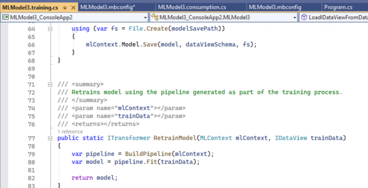 Formatting and comments for generated training code · Issue #2445 ...