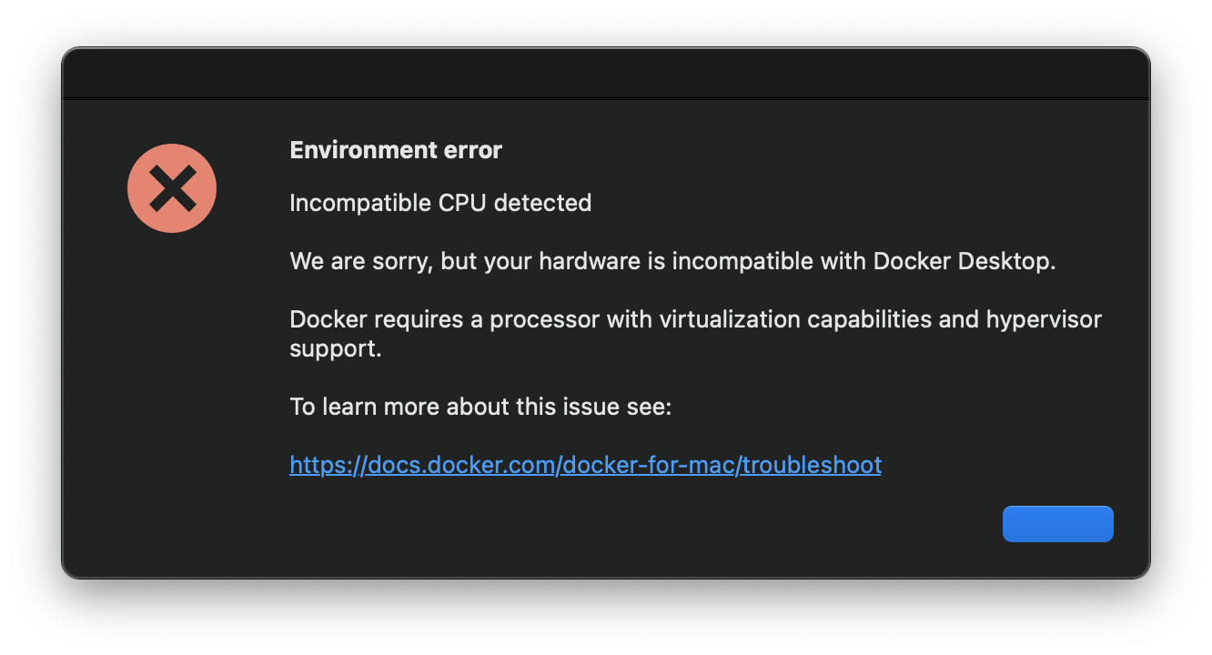 docker for mac setup