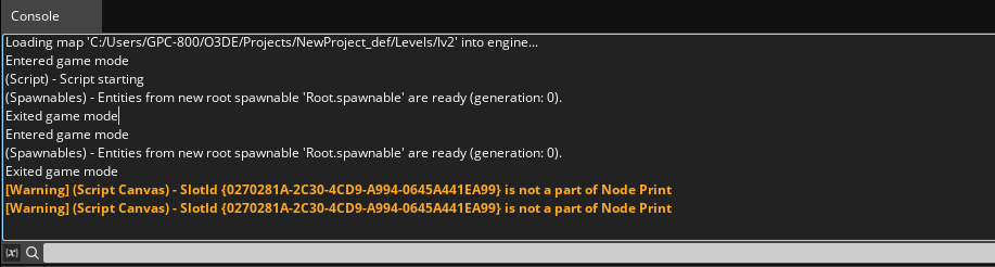 Script Canvas: Container Element Node Warnings · Issue #7335 · o3de ...