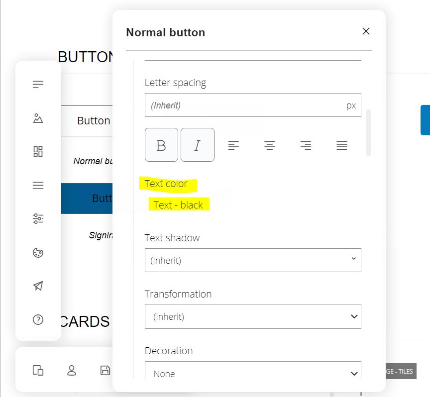 Text color of button not changing in Hover state · Issue #1645 · Azure ...