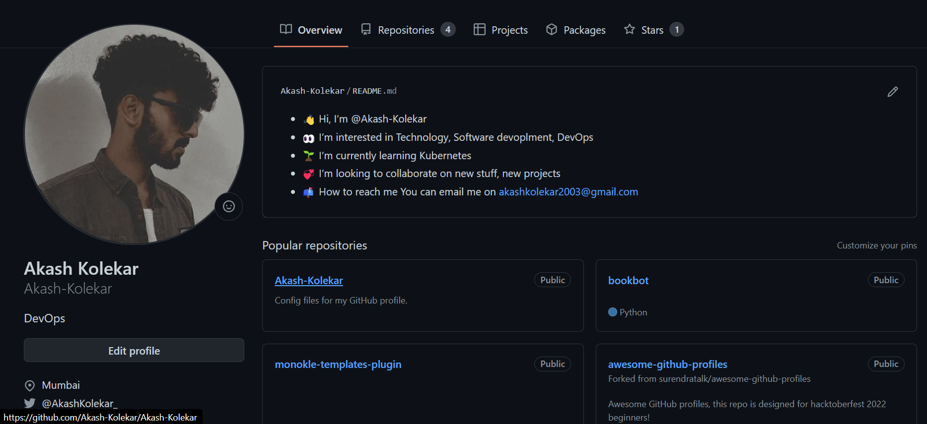 Akashkolekar Issue 16 Surendratalk Awesome Github Profiles Github
