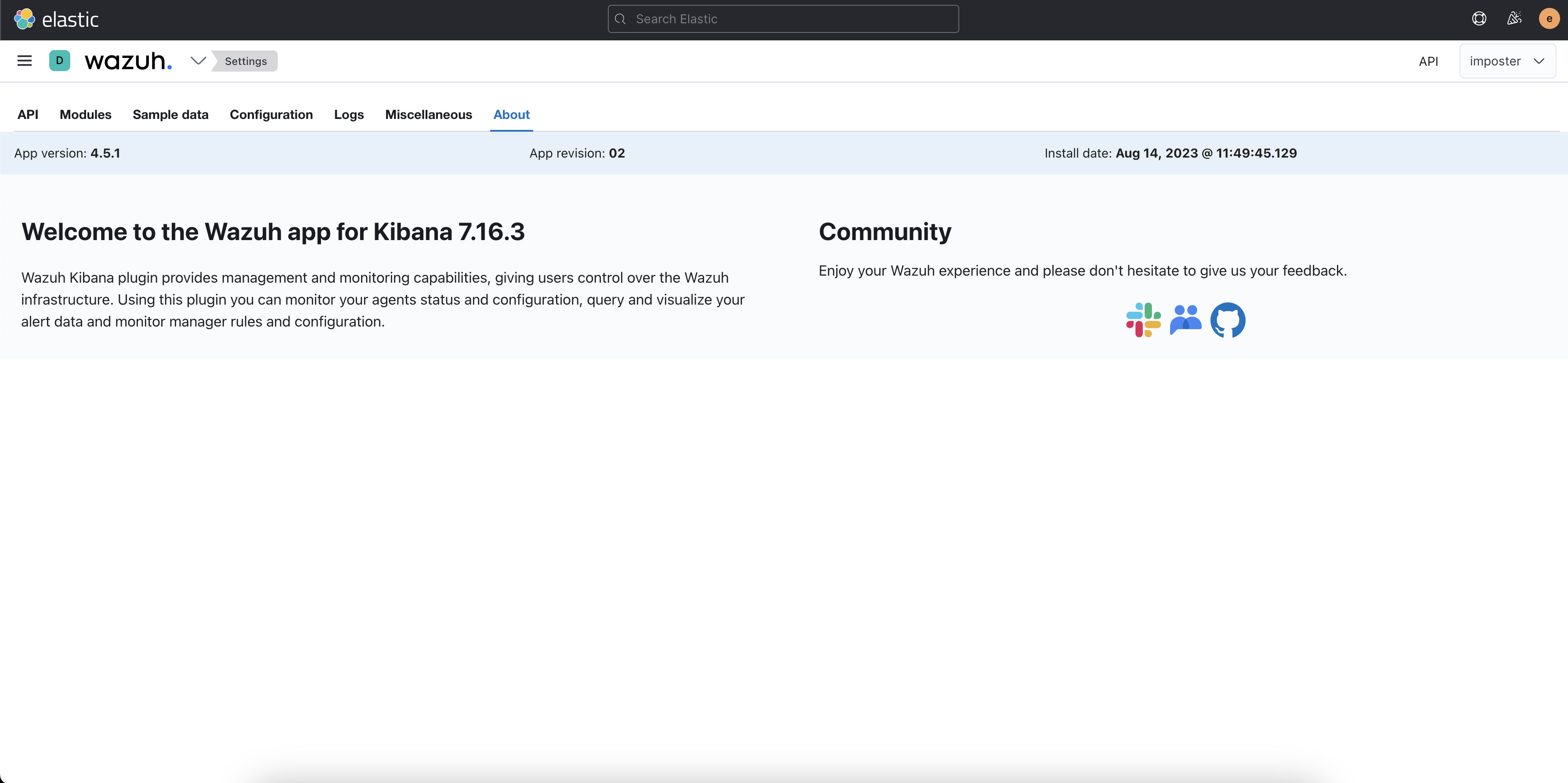 Release 4.5.1 - Release Candidate RC1 - Wazuh UI regression testing ...
