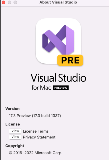 Visual Studio for Mac 2022 17.3 Preview (17.3 build 198) - MAUI ...
