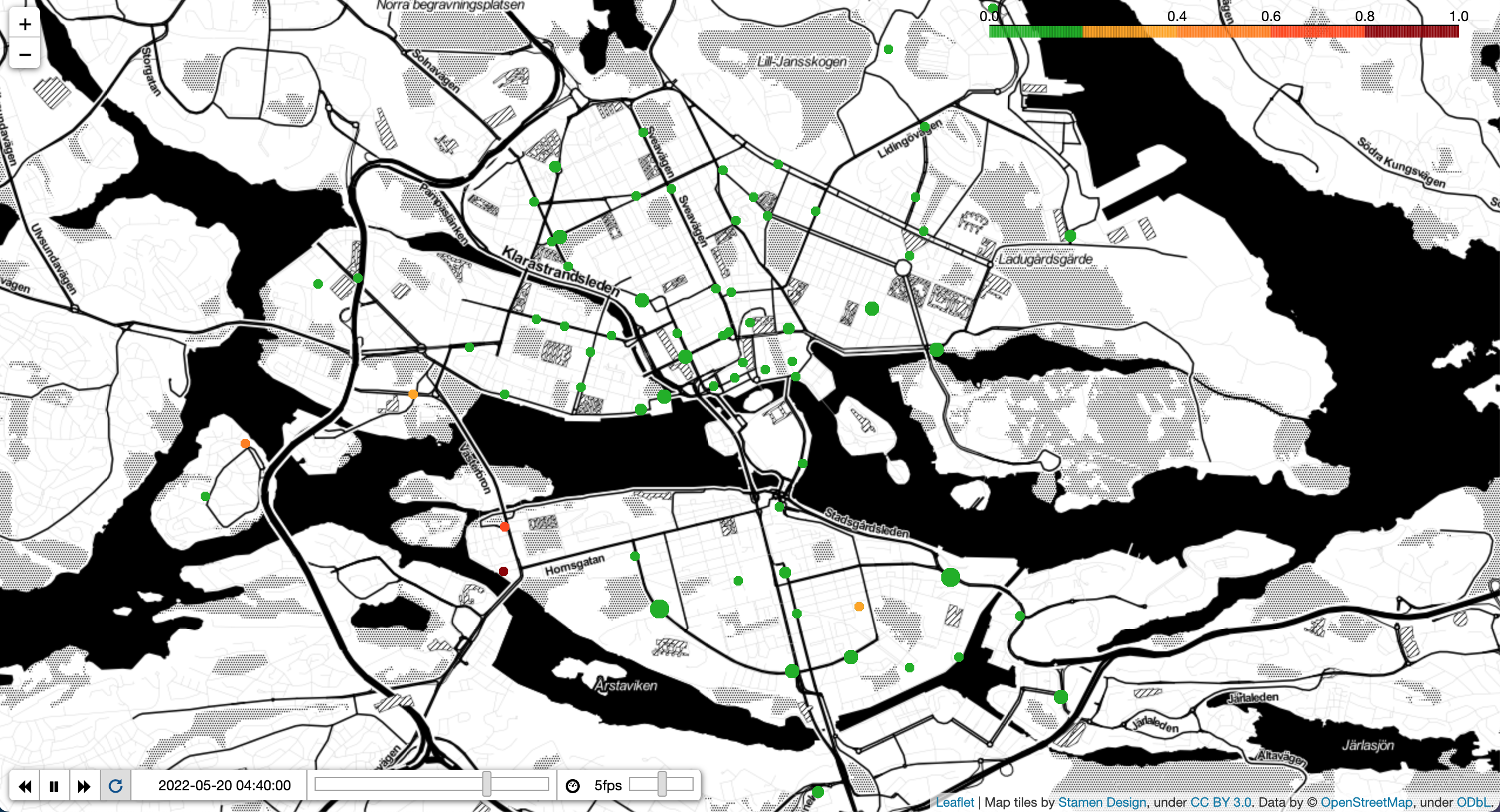 Github Acrlindell Sthlm Ebikevis Visualisation Of Electric Bikes In