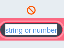 "No" sign